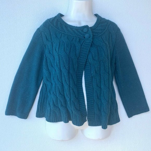 Croft & Barrow Women Sweater Size‎ Small Green Blue - Picture 1 of 6